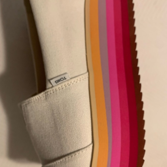 TOMS Alpargata Platform Espadrille size 9.5 - Picture 2 of 5